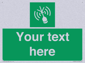 Custom sign safe condition Emergency position beacon